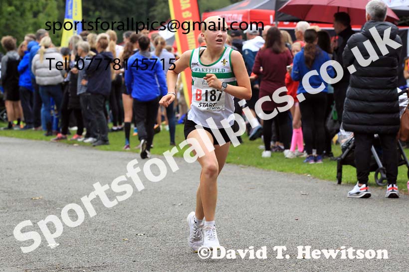 Girls under-15s 2023 Northern 6 and 4 Stage Relays and Youngsters, Birkenhead Park, Wirral.  Photo: David T. Hewitson/Sports for All Pics